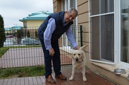 Doente com o seu cão