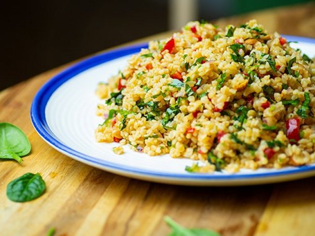 Bulgur com legumes